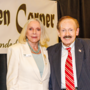 Amen Corner President June Yonas & Luncheon Chair Larry Dunn at Amen Corner Law Enforcement Awards