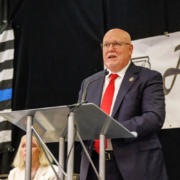 Committee Vice Chair Paul Krepps Introduces Award Presenters at Amen Corner Law Enforcement Awards Luncheon
