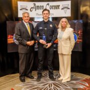 District Attorney Steve Zappala Presents ABOVE & BEYOND Award to Pittsburgh Police Officer Evan Honick, with Amen Corner President June Yonas